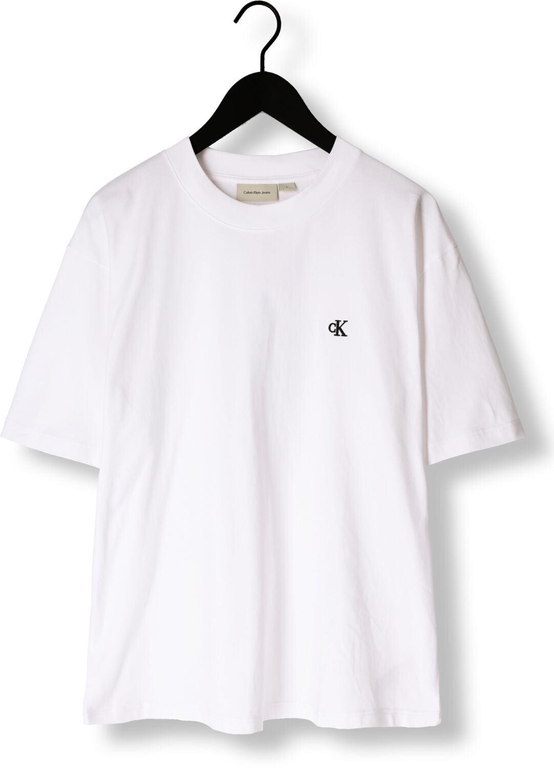 CALVIN KLEIN Heren Polo's & T-shirts Heavy Relaxed Tee Wit