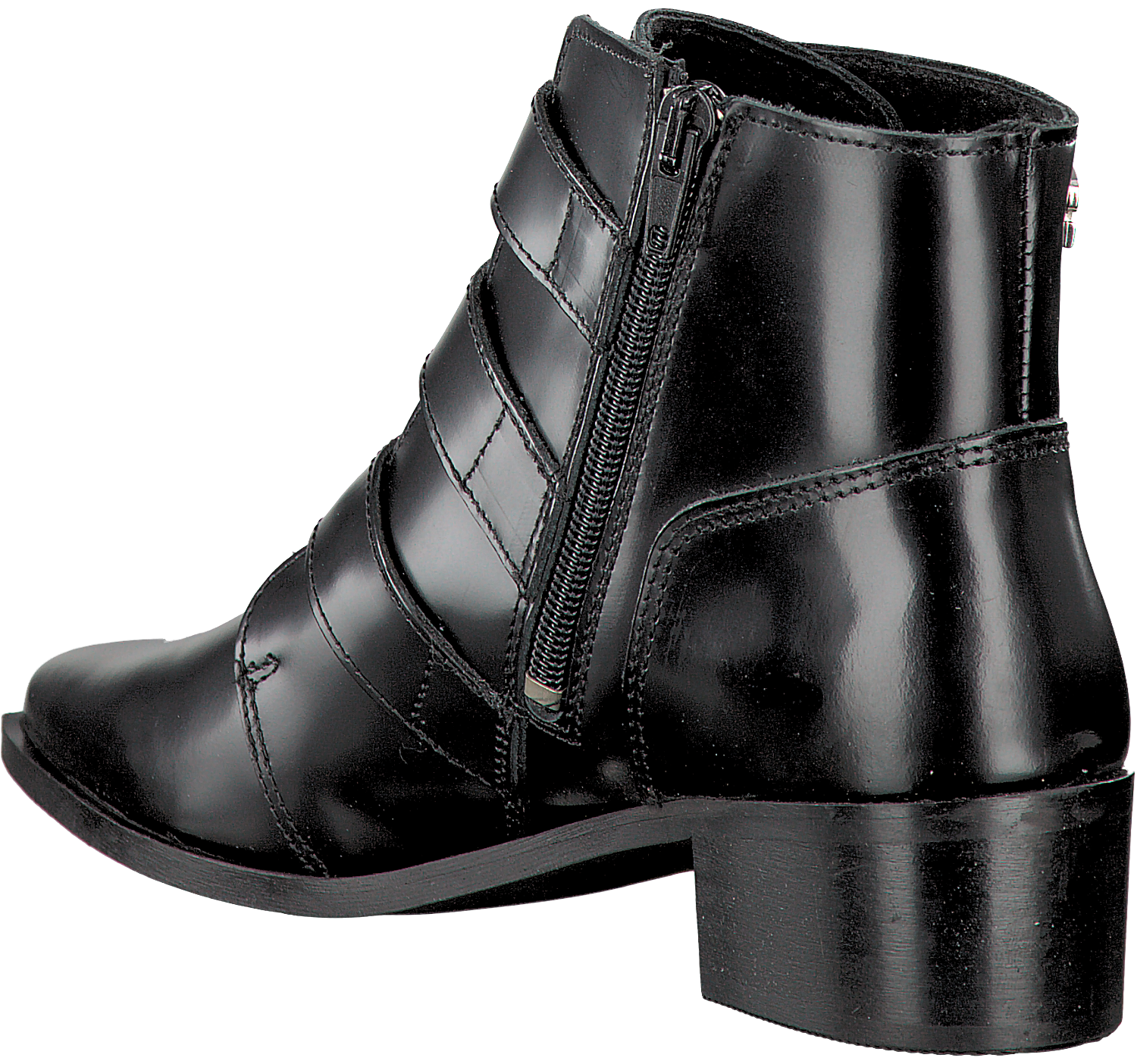 Zwarte SUPERTRASH Enkellaarsjes CHARLIE BUCKLE | Omoda Zwarte SUPERTRASH Enkellaarsjes CHARLIE BUCKLE | Omoda