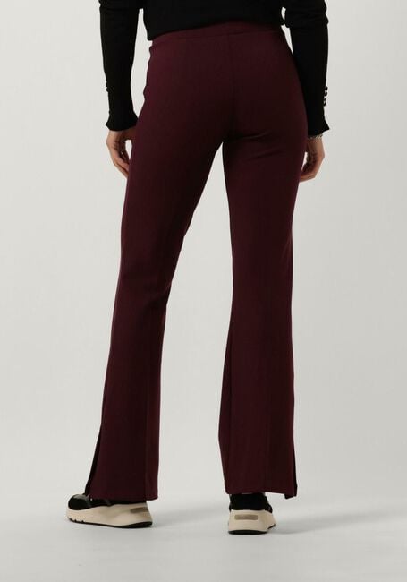 Rode JANSEN AMSTERDAM Flared broek HV407 FLAIRED LEGGING - large