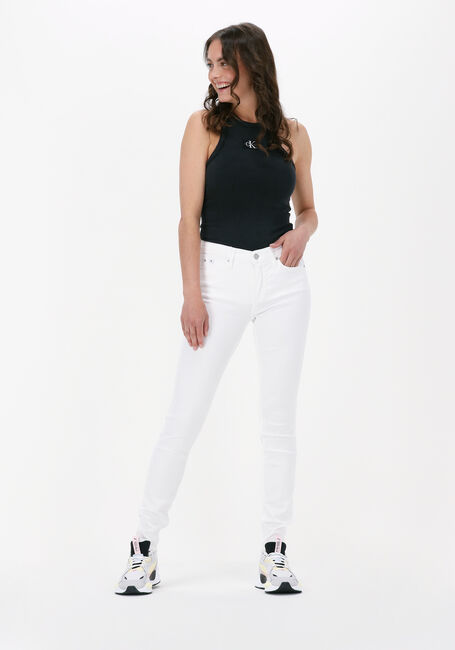 Witte CALVIN KLEIN Skinny jeans MID RISE SKINNY - large