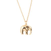 Gouden ATLITW STUDIO Kettingen SOUVENIR NECKLACE ELEPHANT - medium