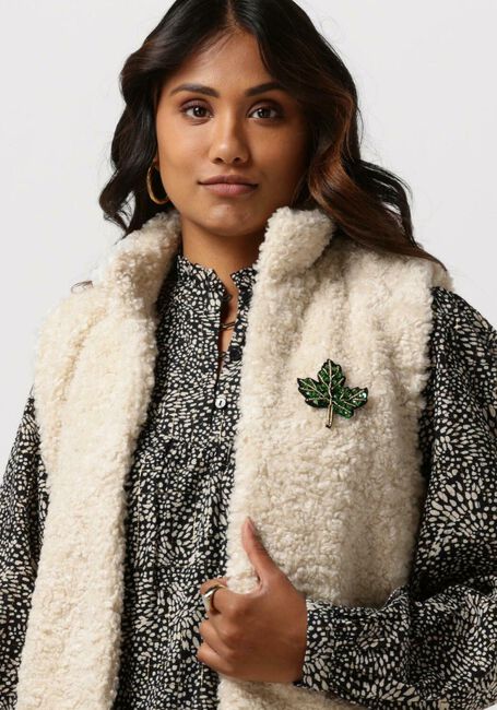Ecru POM AMSTERDAM Gilet GILET 7124 - large