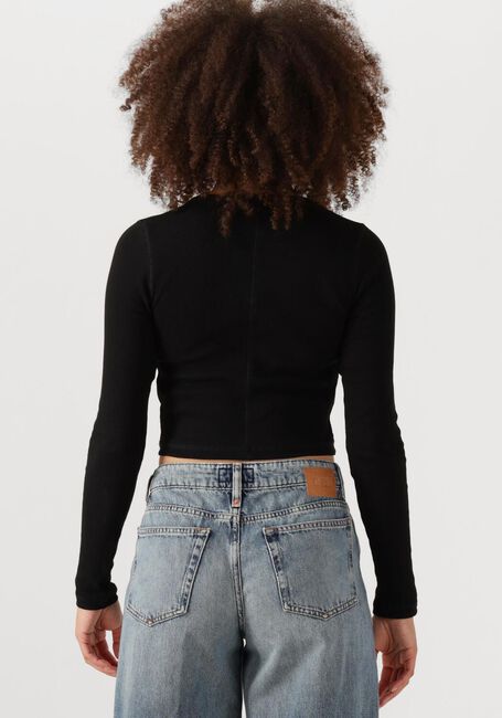 Zwarte ENVII T-shirt ENALLY LS CROP TEE 5314 - large