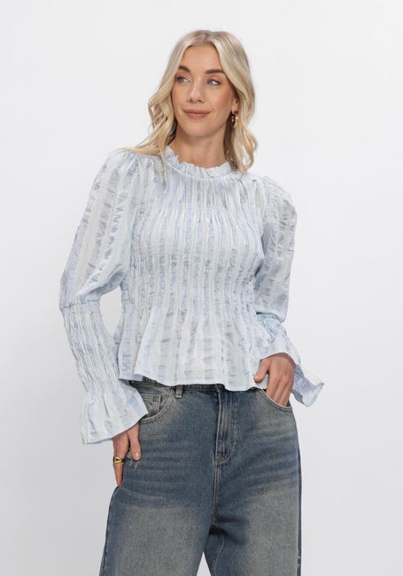 Blauwe Y.A.S. Blouses YASRAVA LS SMOCK TOP - large