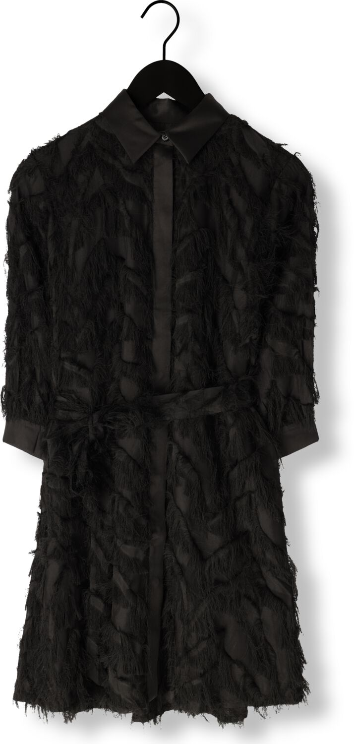 SELECTED FEMME Dames Jurken Slfmyline 3 4 Short Fluffy Shirt Zwart