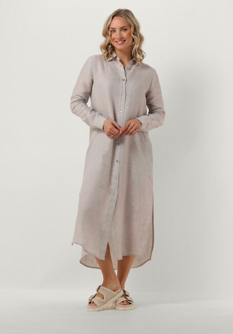 Grijze RESORT FINEST Maxi jurk SHIRT DRESS - large