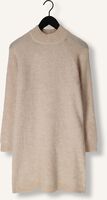 Beige SELECTED WOMEN Mini jurk SLFLULU LS HIGH NECK KNIT DRESS Beige SELECTED WOMEN Mini jurk SLFLULU LS HIGH NECK KNIT DRESS - medium