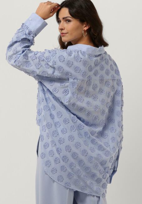Lichtblauwe SECOND FEMALE Blouses TAORMINA NEW SHIRT - large