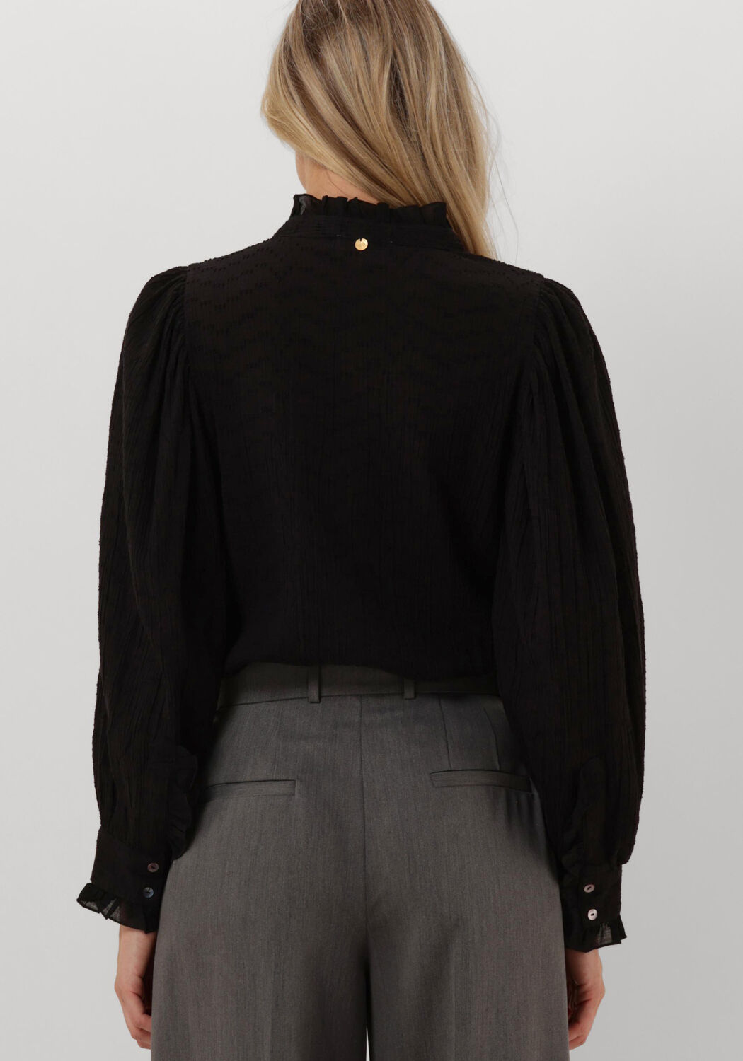 ANTIK BATIK Dames Blouses Yvette Blouse Zwart