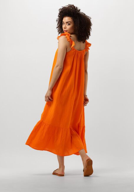 Oranje Y.A.S. Maxi jurk YASLOULOU STRAP LONG DRESS - large