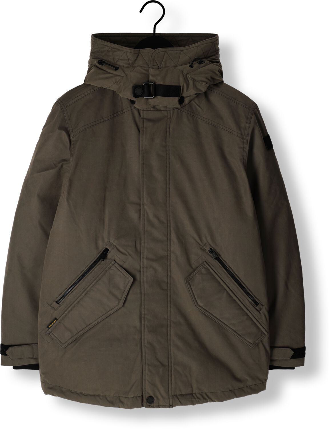 PME LEGEND Heren Jassen Semi Long Jacket Tupular Soapy Peach Groen