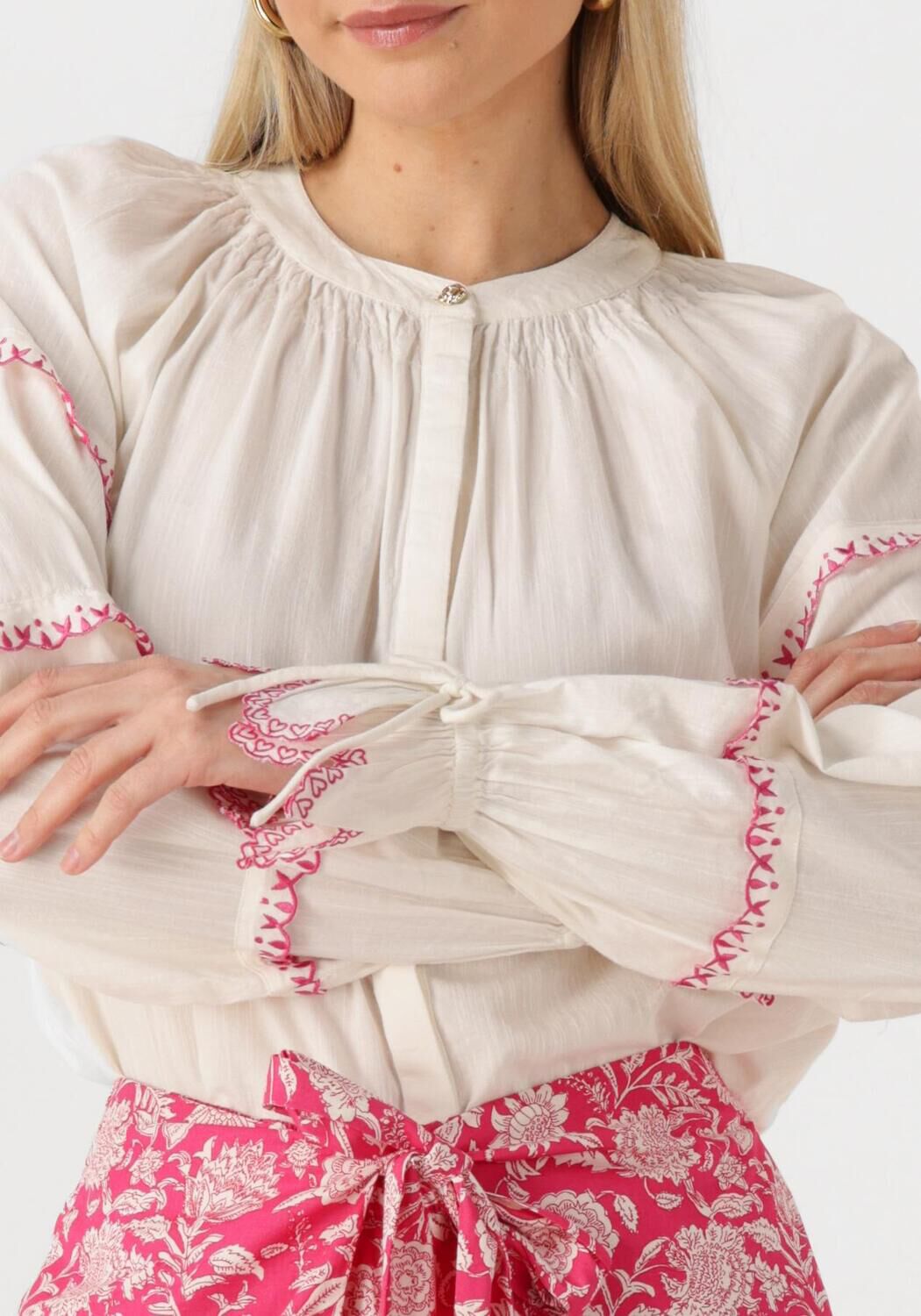 HARPER & YVE Dames Blouses Hady-ls Ecru