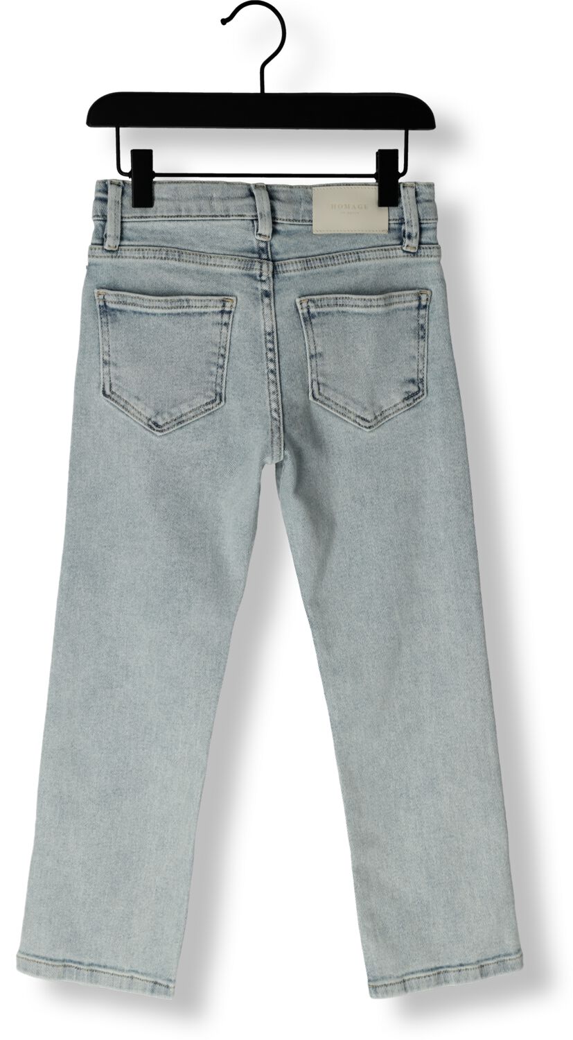 HOMAGE Meisjes Jeans Scotti Relaxed Straight Jeans Lichtblauw