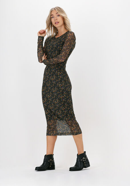 Zwarte MOVES Midi jurk FILONNA - large