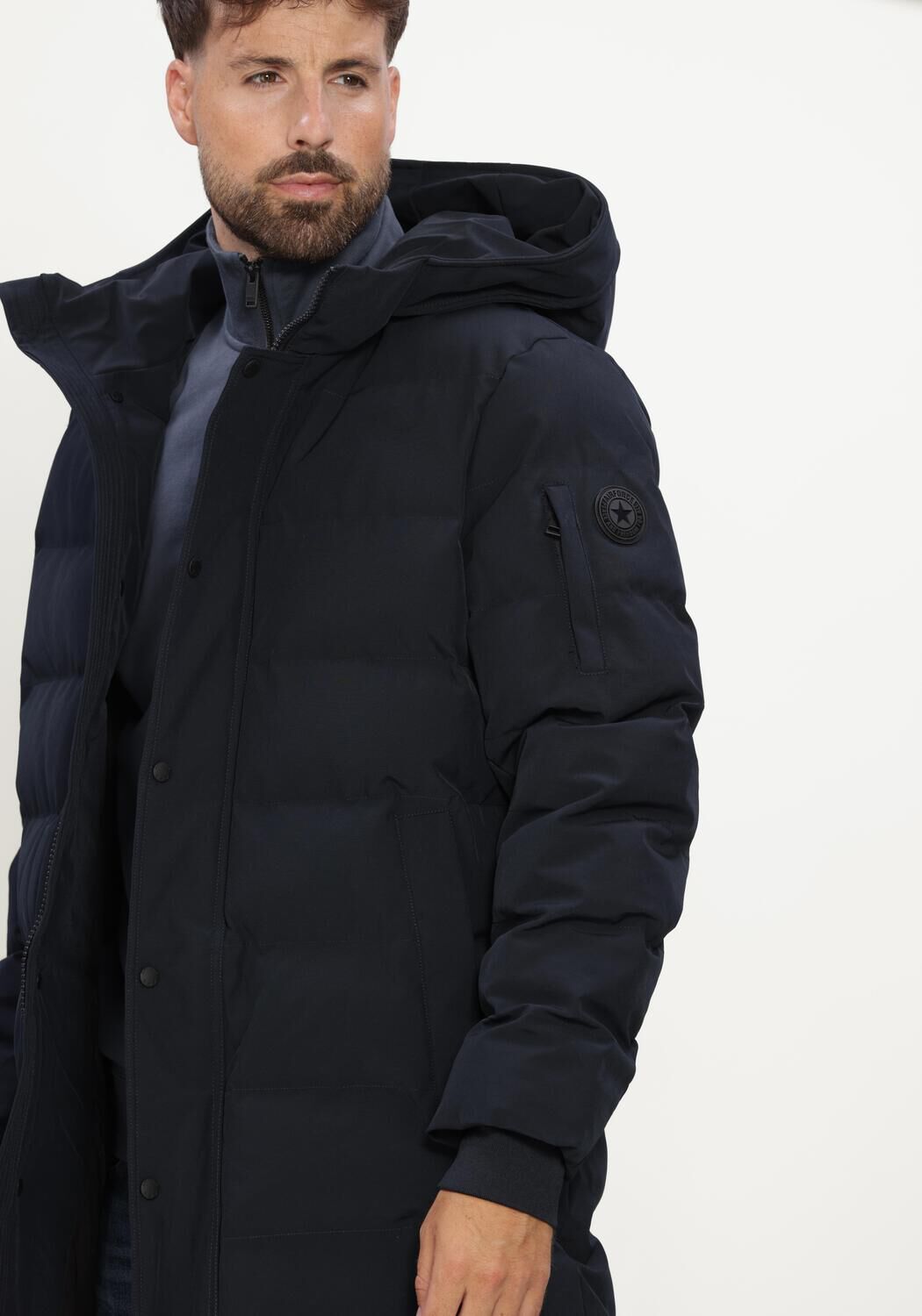 Donkerblauwe AIRFORCE Parka's CHUCK PARKA - large