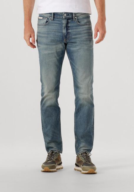 Blauwe CALVIN KLEIN Straight leg jeans SLIM INDIGO CITRINE JEANS - large