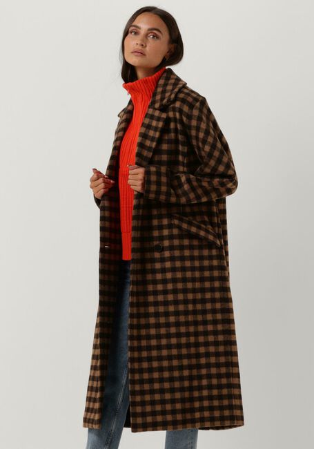 Bruine SELECTED FEMME Mantel NEW ELEMENT WOOL COAT B - large