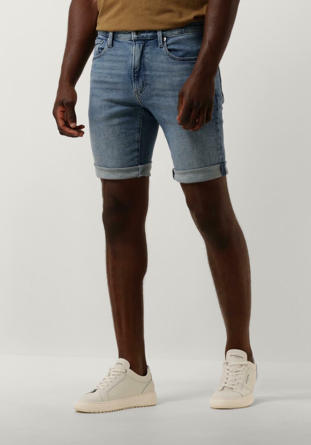 G-STAR RAW Heren Broeken 3301 Slim Short Blauw