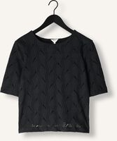 Zwarte OBJECT Top OBJAVA 2/4 LO O-NECK TOP Zwarte OBJECT Top OBJAVA 2/4 LO O-NECK TOP - medium