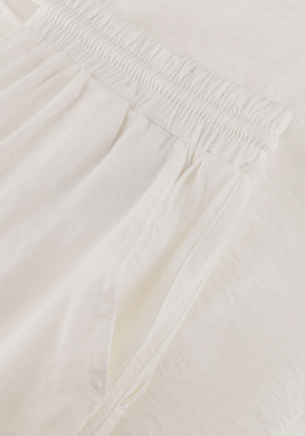 Witte AI&KO Wijde broek CARLY FLUID VIS 523 G - large