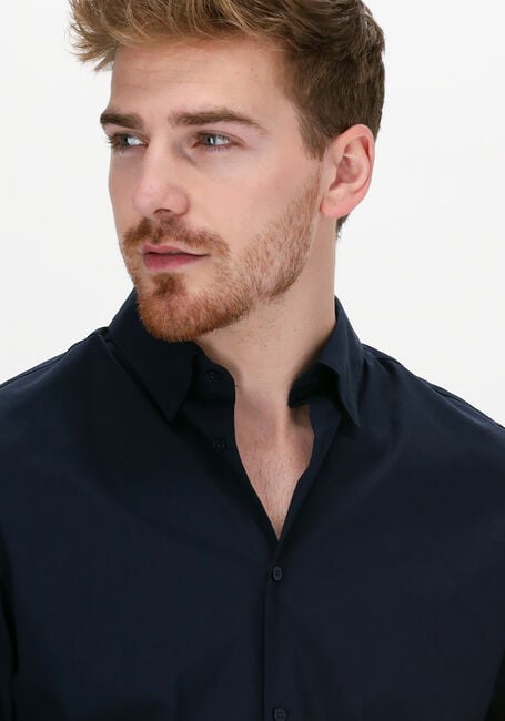 Donkerblauwe SELECTED HOMME Klassiek overhemd SLIMMICHIGAN SHIRT LS B - large