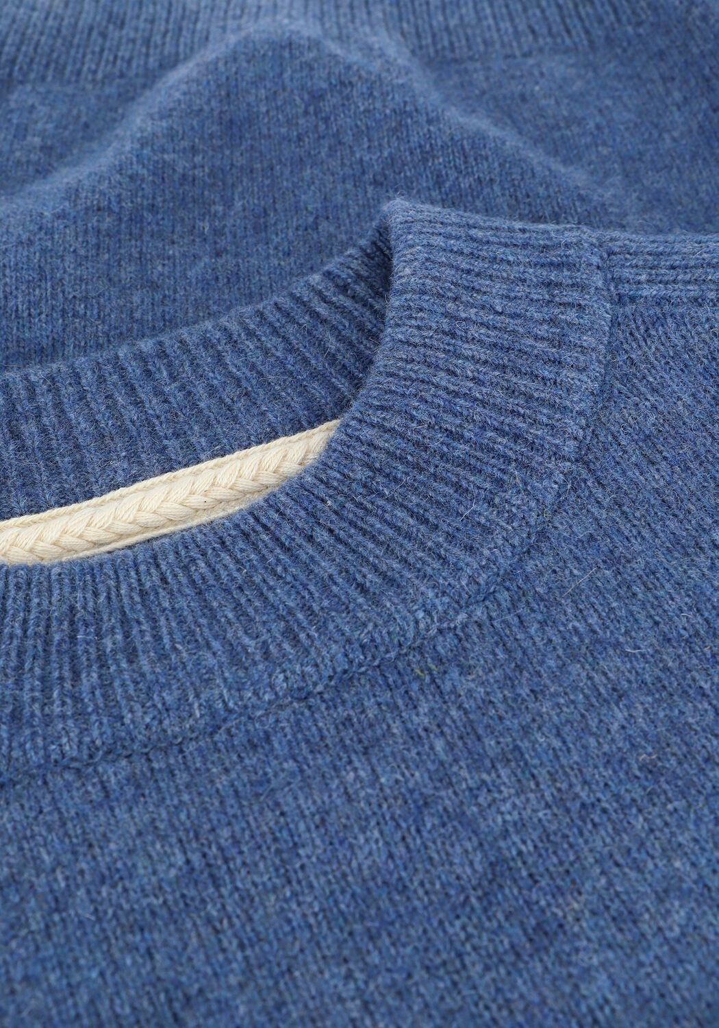 Blauwe ANERKJENDT Trui AKRICO LAMBSWOOL KNIT - large