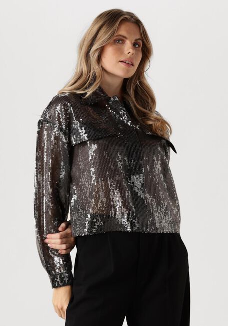 Zilveren COPENHAGEN MUSE Blouses CMTRUCKER-JACKET - large