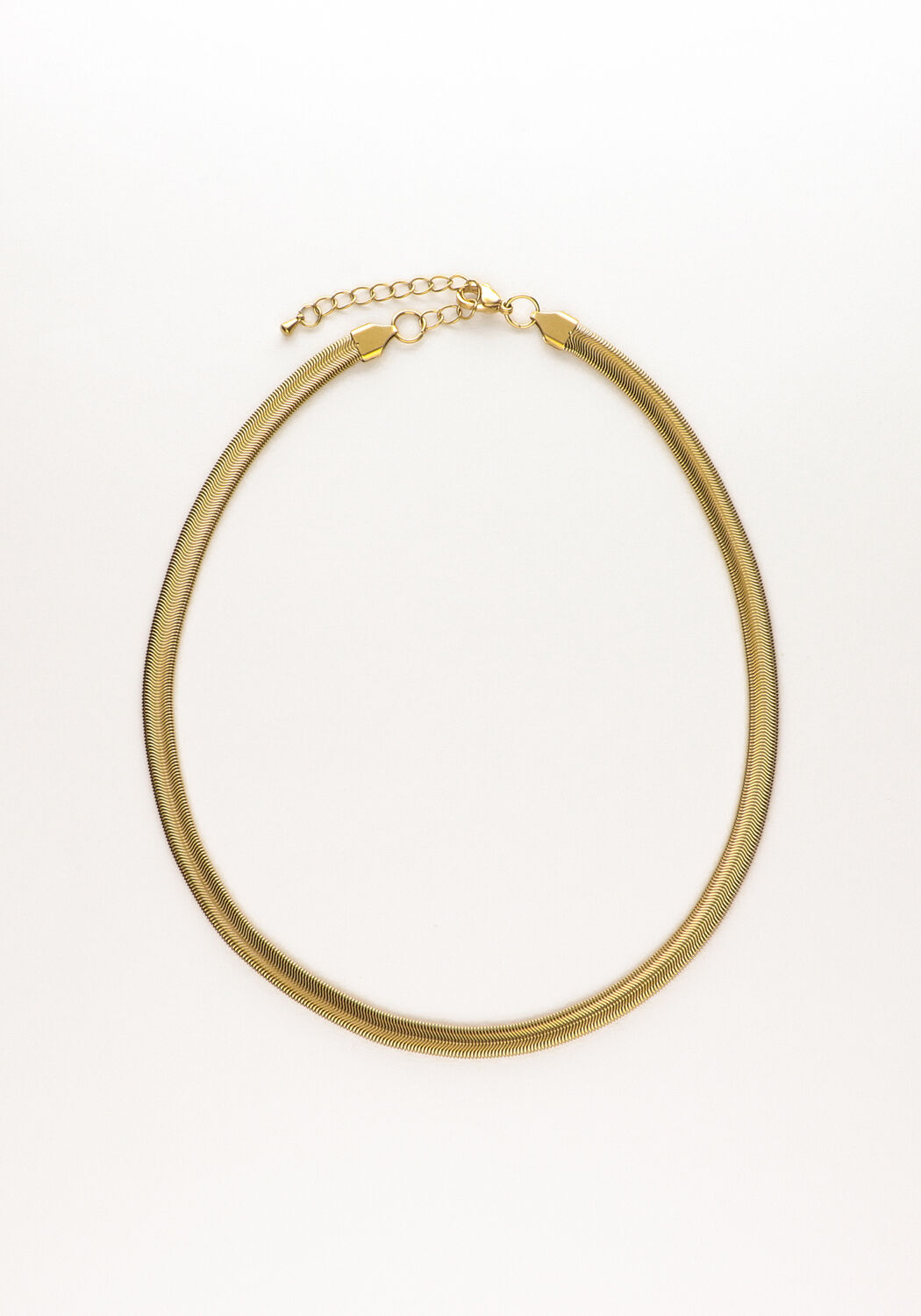 Goudkleurig NOTRE-V Kettingen KETTING PLATTE SCHAKEL #1