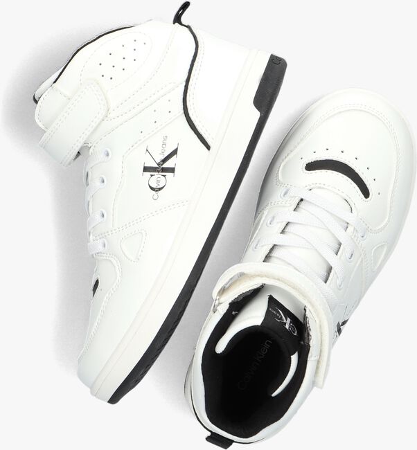 Witte CALVIN KLEIN Hoge sneaker 80722 - large