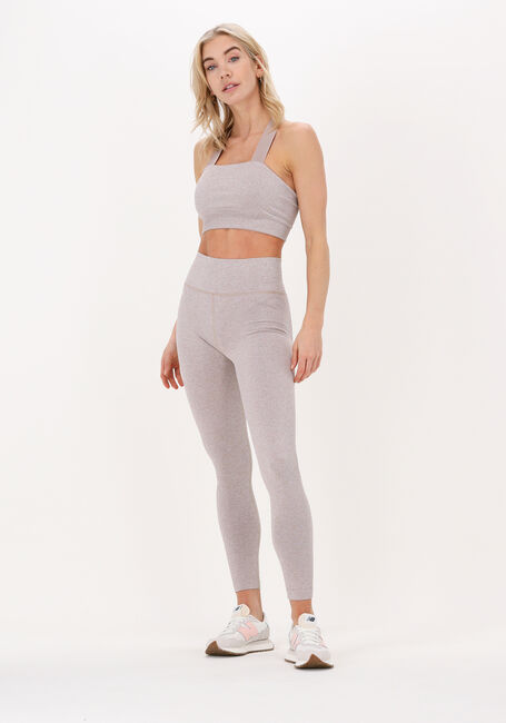 Beige LUNE ACTIVE Legging LUNA RIB LEGGING MELANGE - large