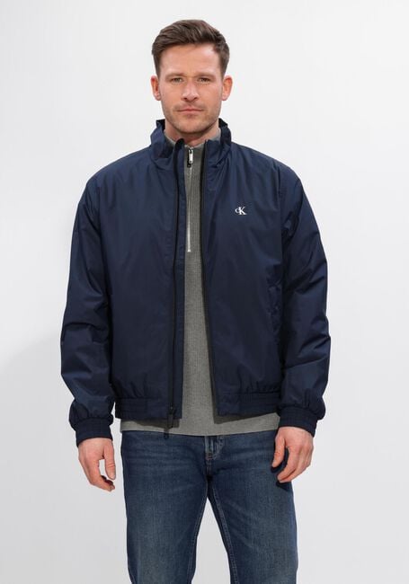 Donkerblauwe CALVIN KLEIN Jack LS RIPSTOP PADDED HARRINGTON JKT - large