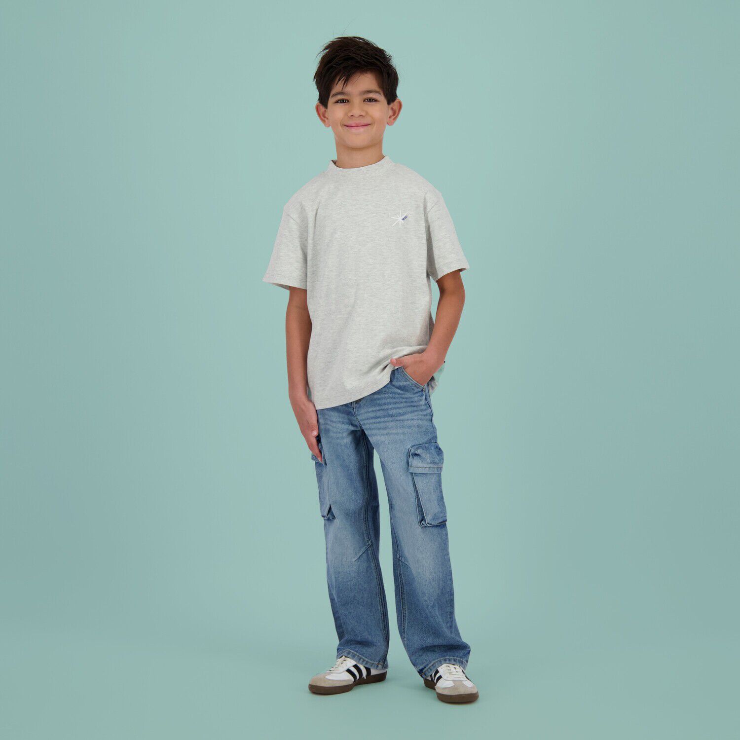 Blauwe RAIZZED Cargo jeans HANOI CARGO - large