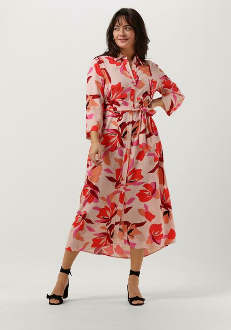 Roze JANSEN AMSTERDAM Midi jurk DUBAI - large