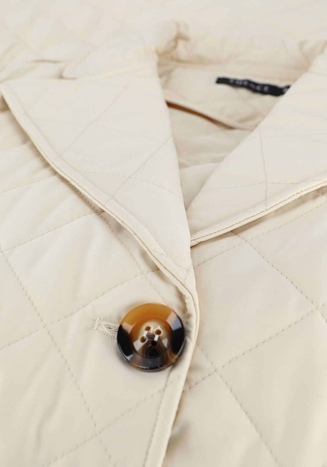 Gebroken wit YDENCE Gewatteerde jas COAT FLORA - large