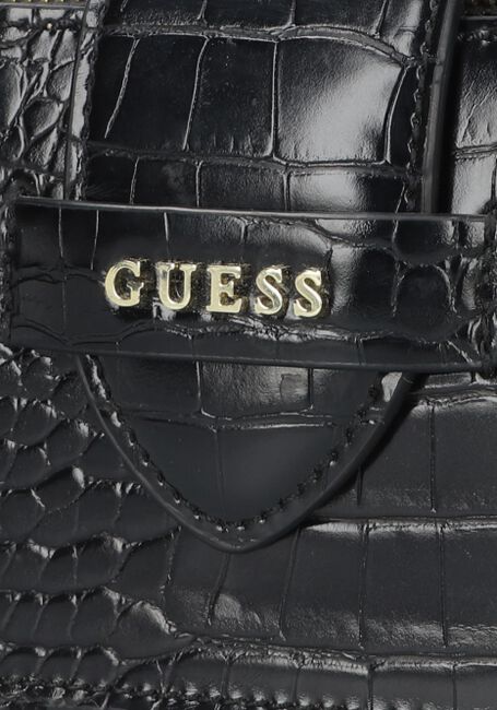 Zwarte GUESS Portemonnee CARD CASE ON CHAIN - large