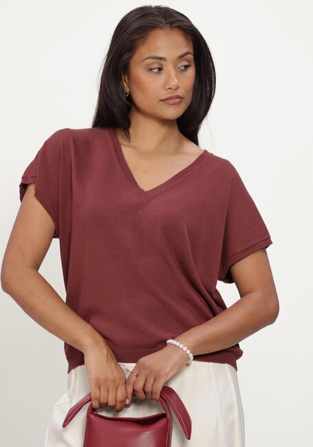 Bordeaux MINUS Top MSPEYTON BATSLEEVE KNIT T-SHIRT - large