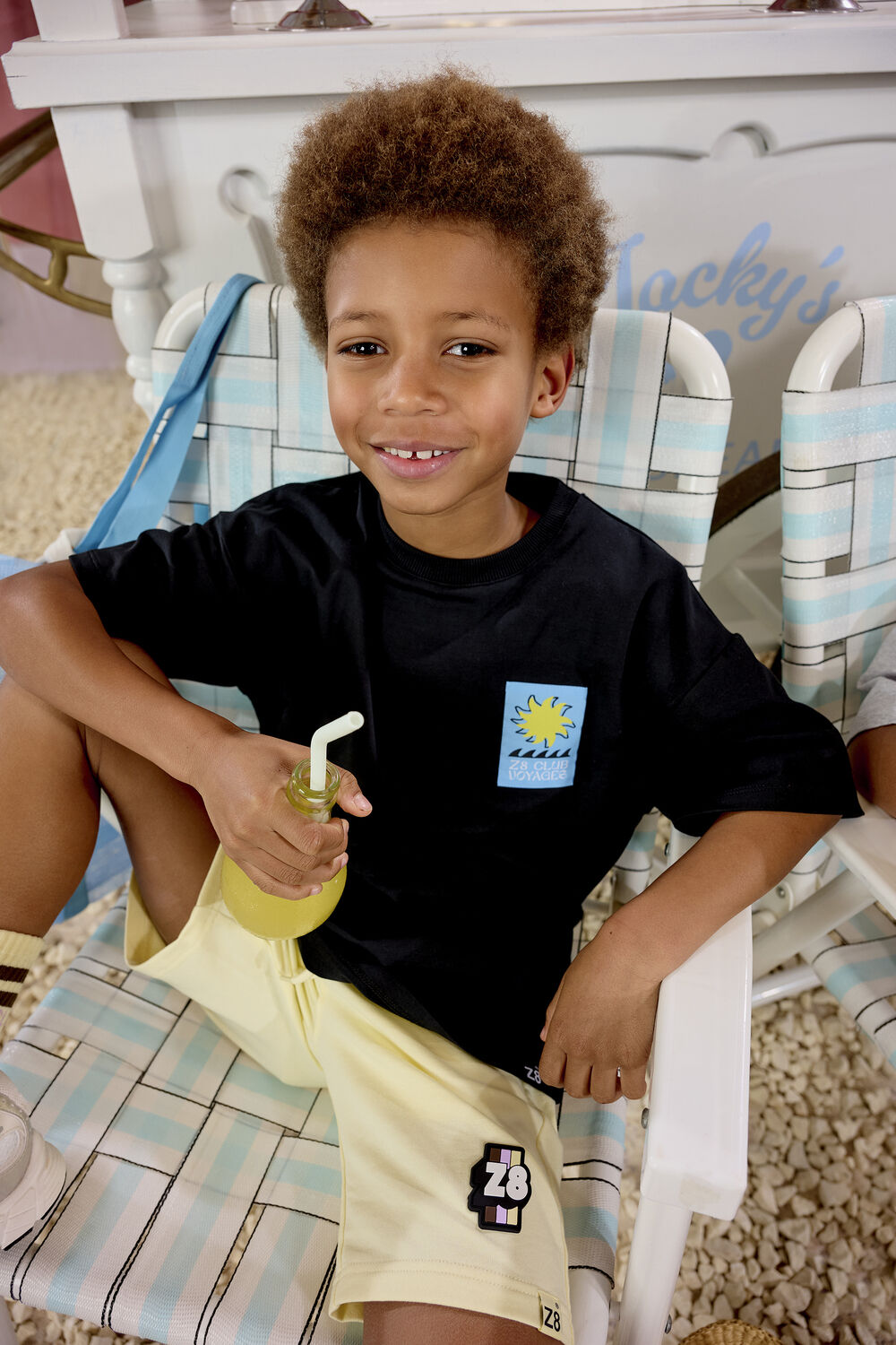 Zwarte Z8 T-shirt THIERNO - large