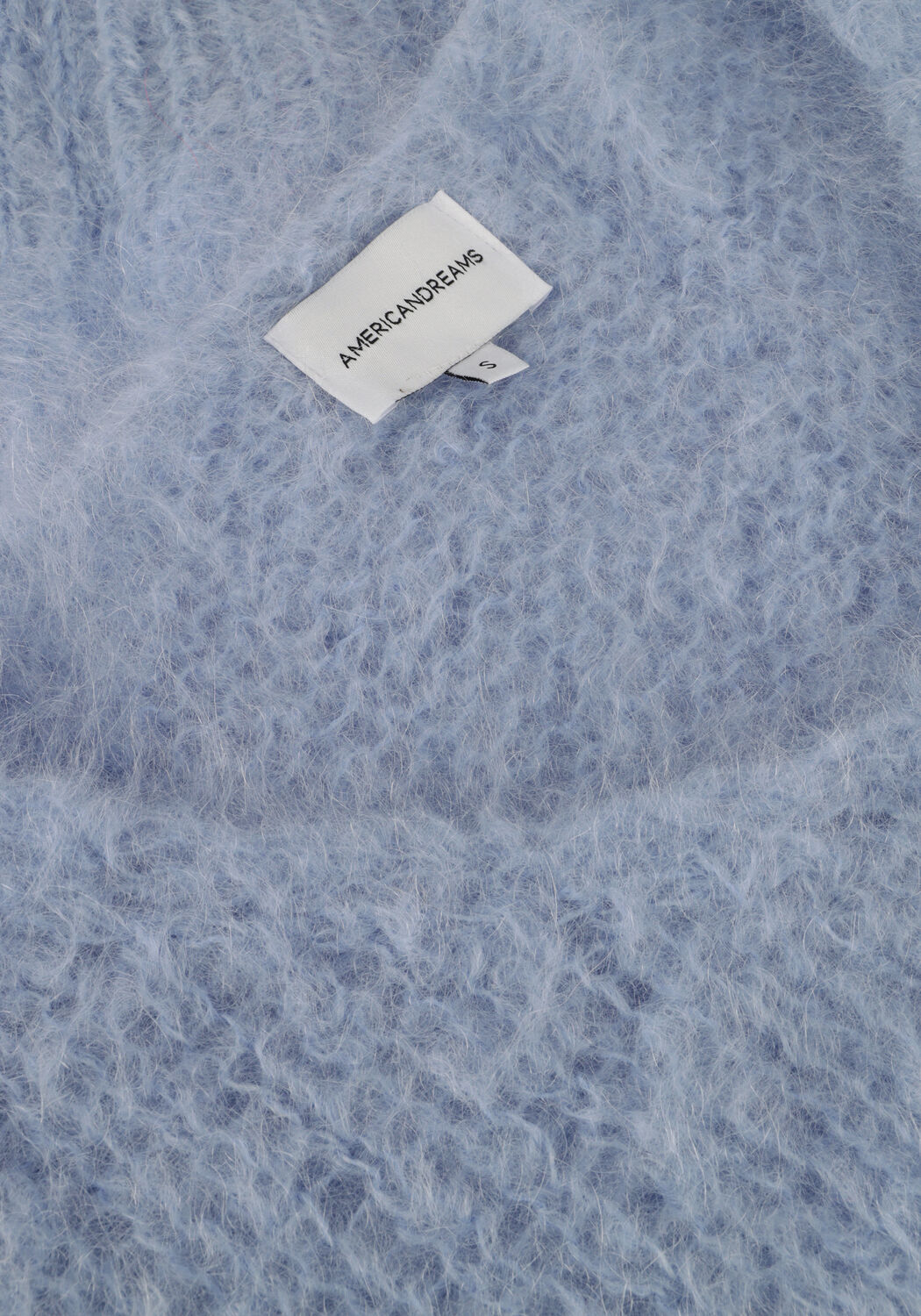 Lichtblauwe AMERICAN DREAMS Trui MILANA LS MOHAIR KNIT - large