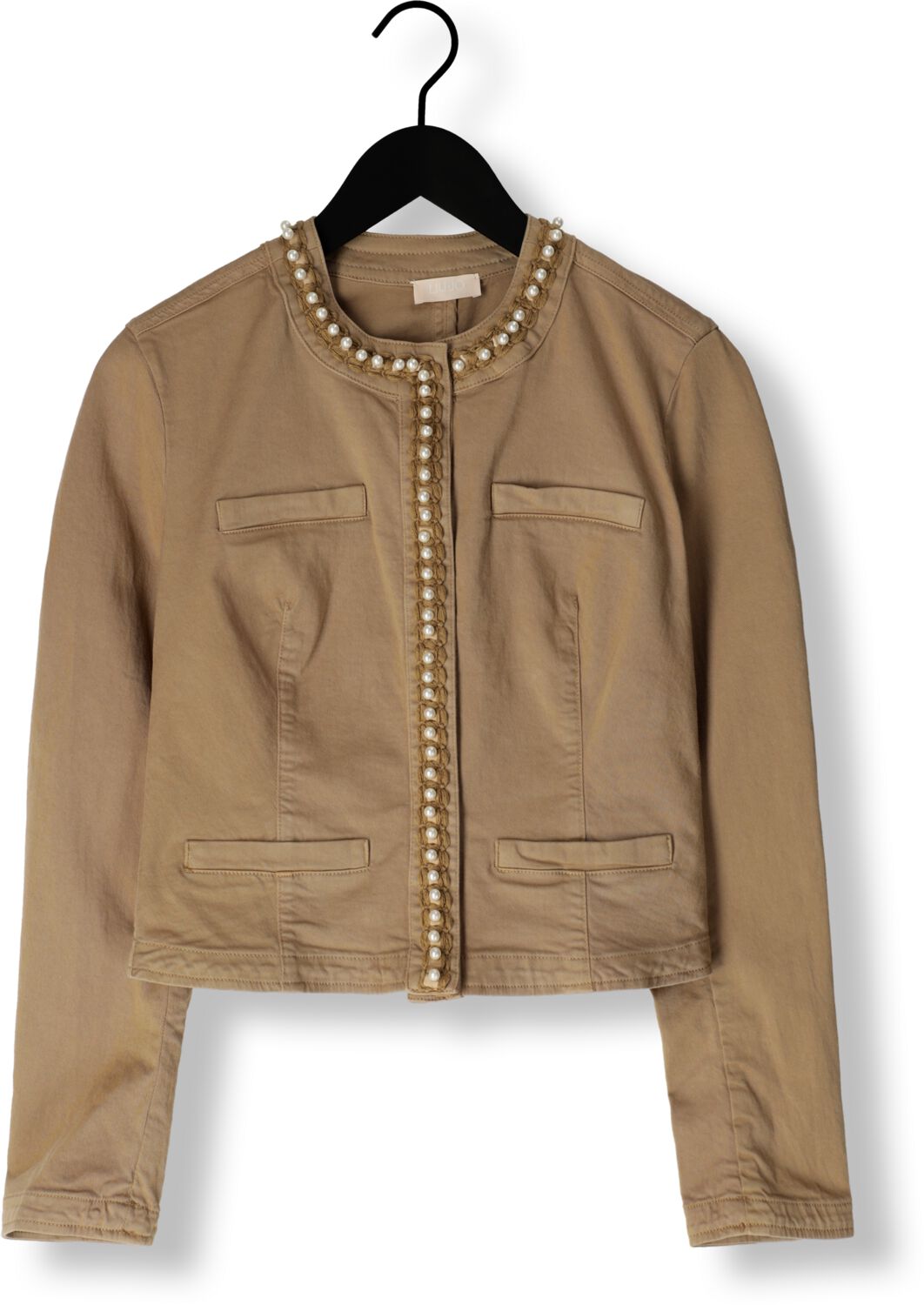 LIU JO Dames Jassen Drill Stretch Mix Jacket Beige