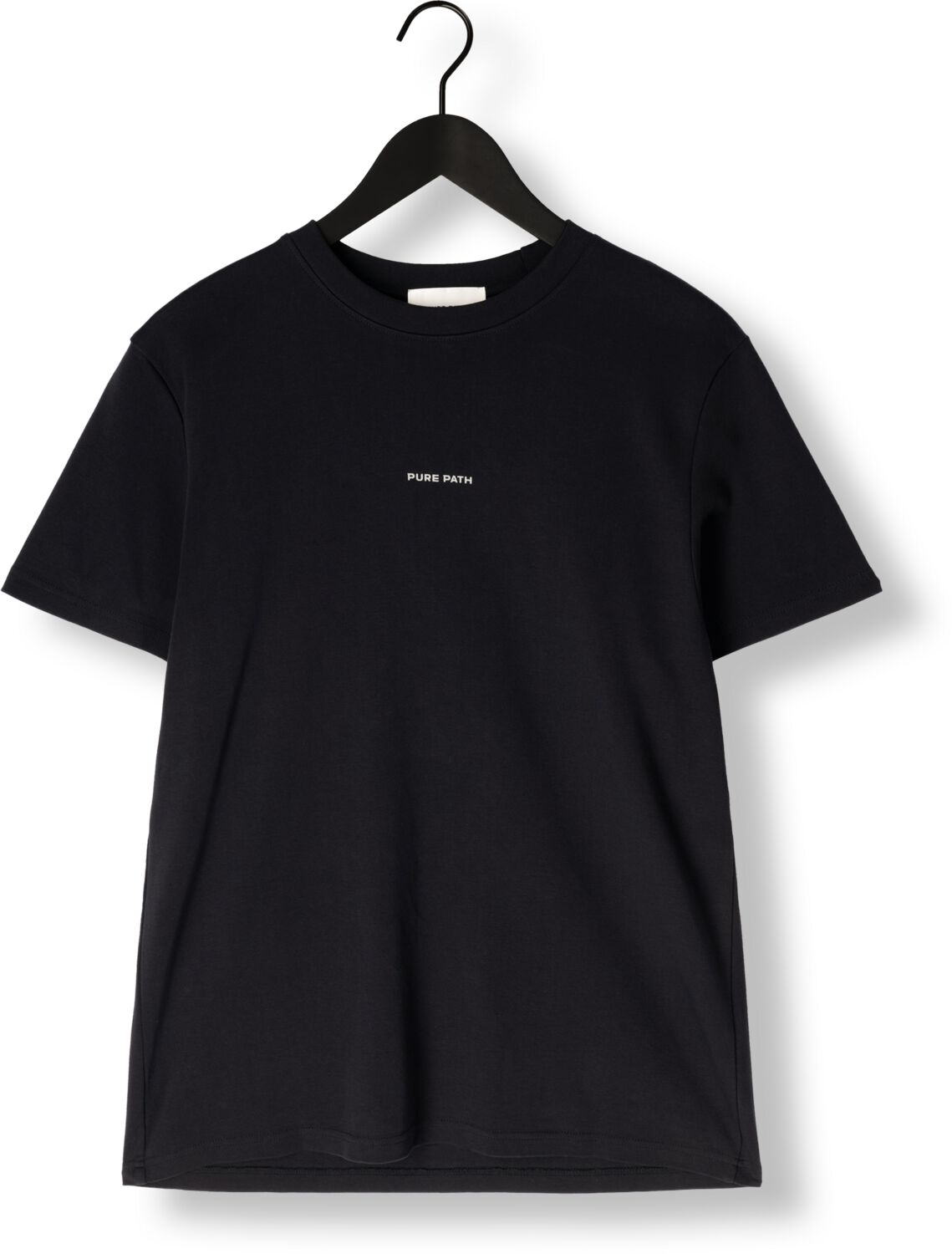 PURE PATH Heren Polo's & T-shirts Regular Fit T-shirts Zwart
