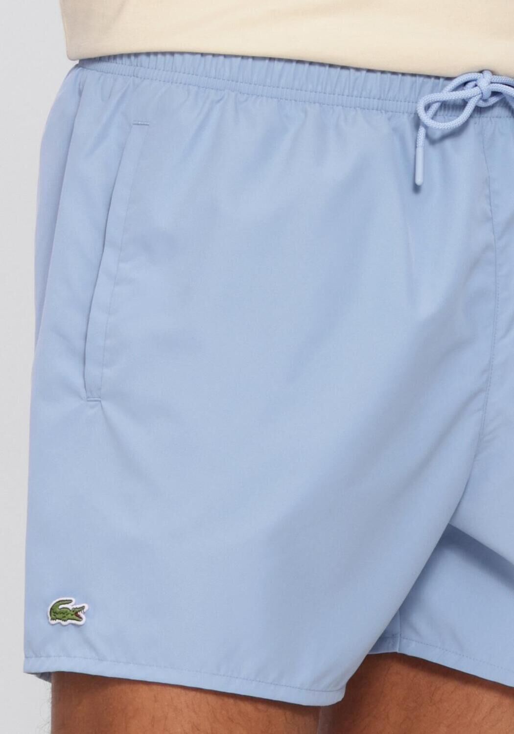 Lichtblauwe LACOSTE Zwembroeken SHORT QUICK-DRY SWIM TRUNKS - large