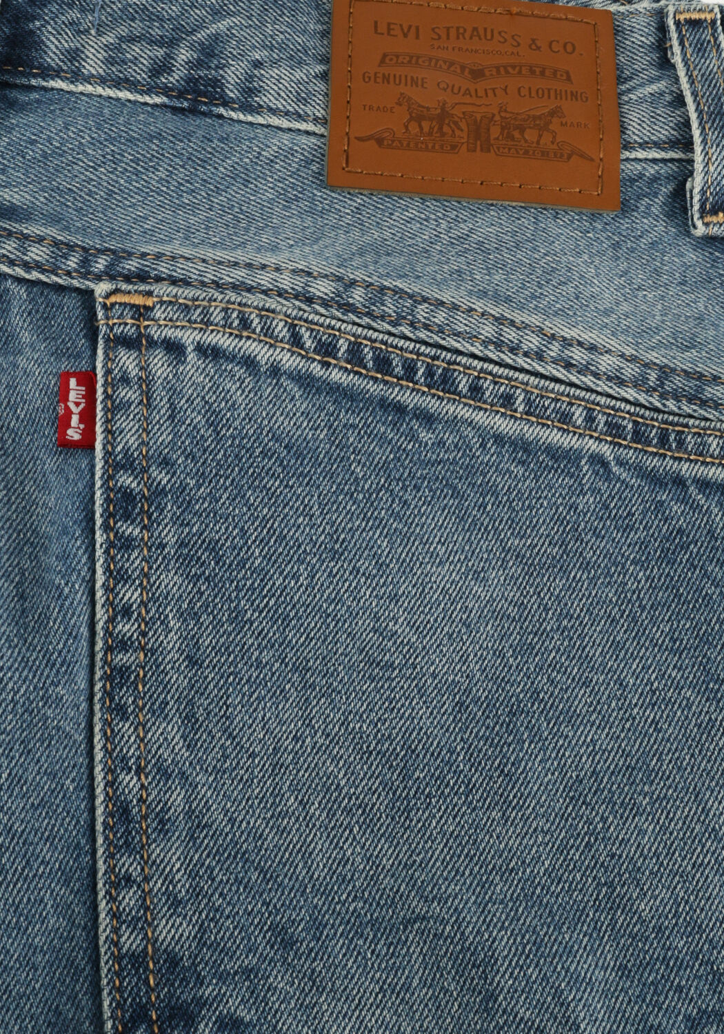 Blauwe LEVI'S Wide jeans SUPER BAGGY JORT - large