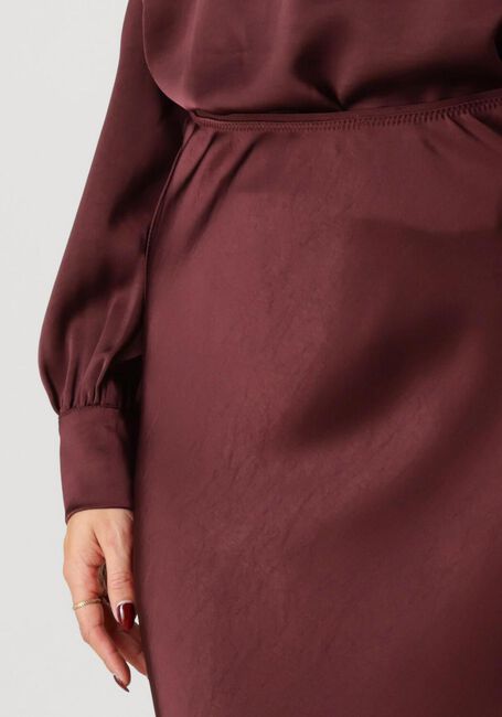 Bordeaux NEO NOIR Maxirok VICKY HEAVY SATEEN SKIRT - large