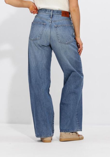 Blauwe CALVIN KLEIN Wide jeans THE WIDE LEG - large