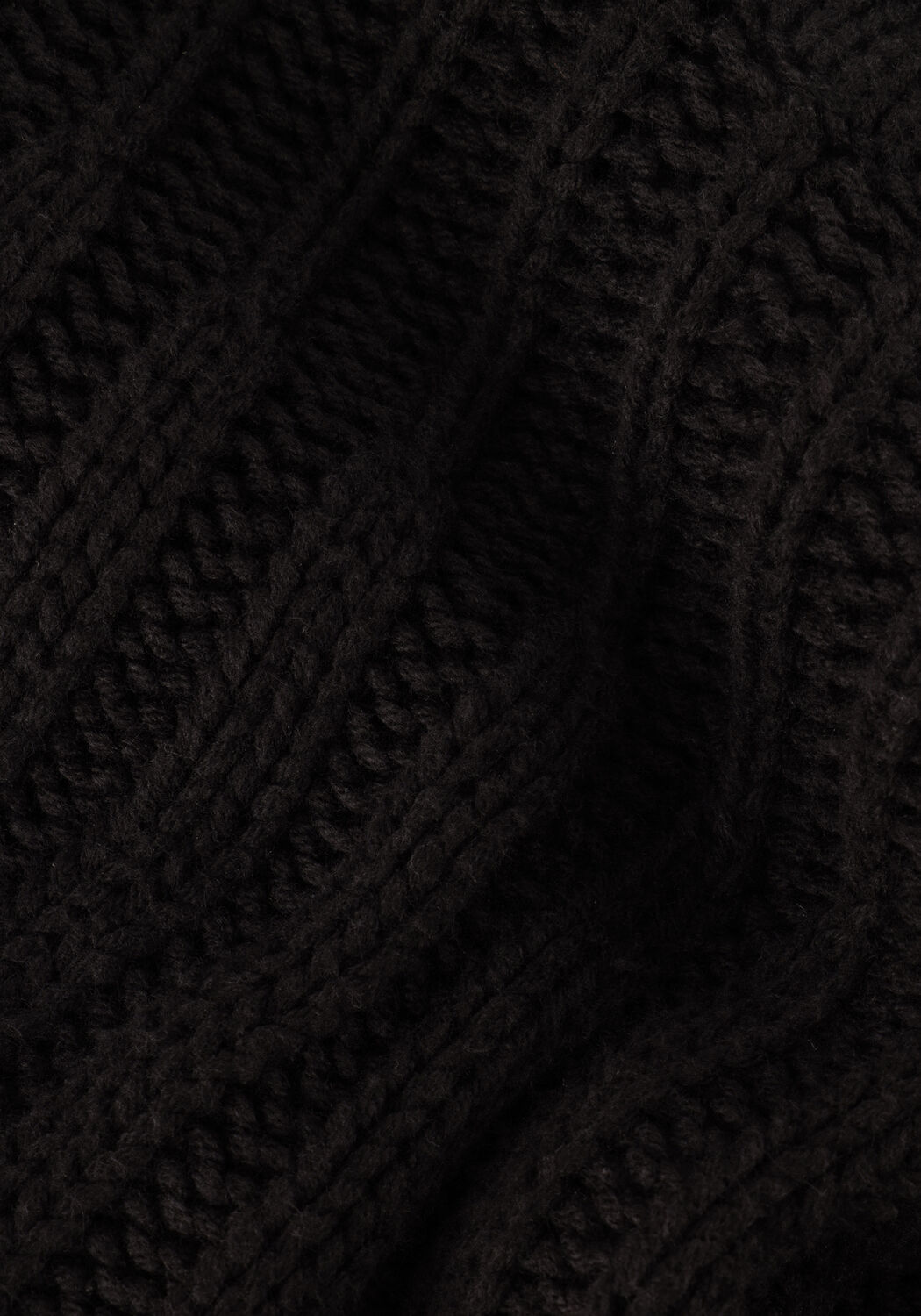 Zwarte SELECTED WOMEN Midi jurk NIMA LS KNIT DRESS CAMP - large