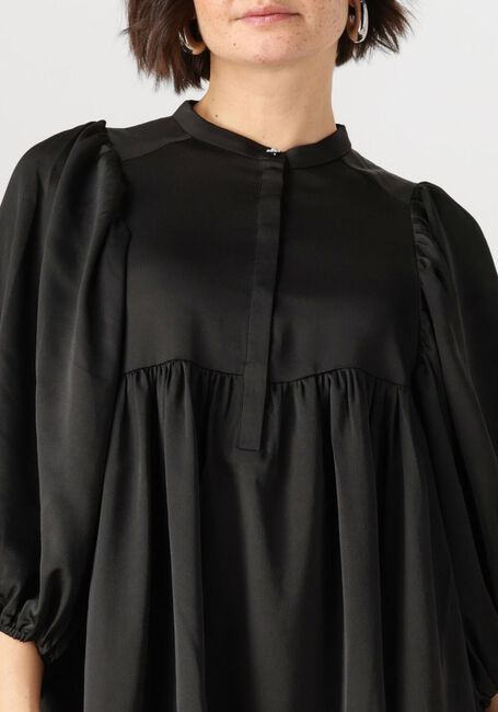 Zwarte BRUUNS BAZAAR Midi jurk SARINA DRESS - large