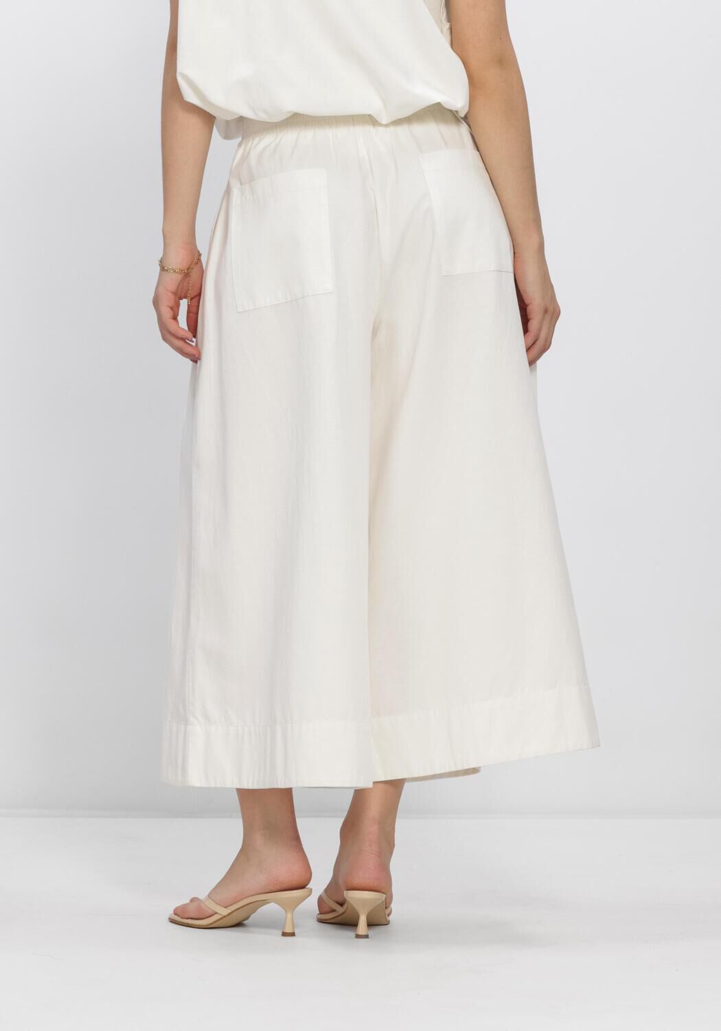 Witte MSCH COPENHAGEN Broeken MSCHJOSILYN HW SKIRT PANTS - large