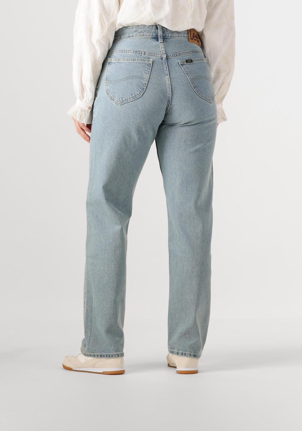 LEE Dames Jeans Rider Classic Blauw
