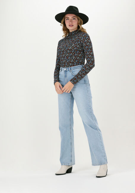 Bruine SCOTCH & SODA Top PRINTED LONG SLEEVED MOCK NECK - large