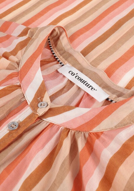 Oranje CO'COUTURE Tuniek CELINA MULTI STRIPE SHIRT DRESS - large